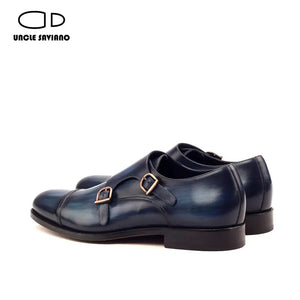 Double Monk Straps Mens Dress Shoes