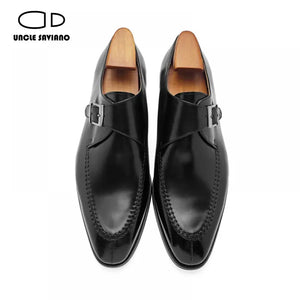 Luxury Single Monk Strap Men Shoes