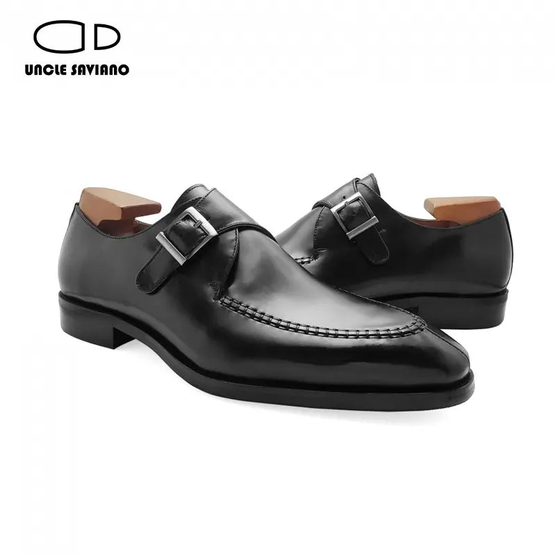 Luxury Single Monk Strap Men Shoes