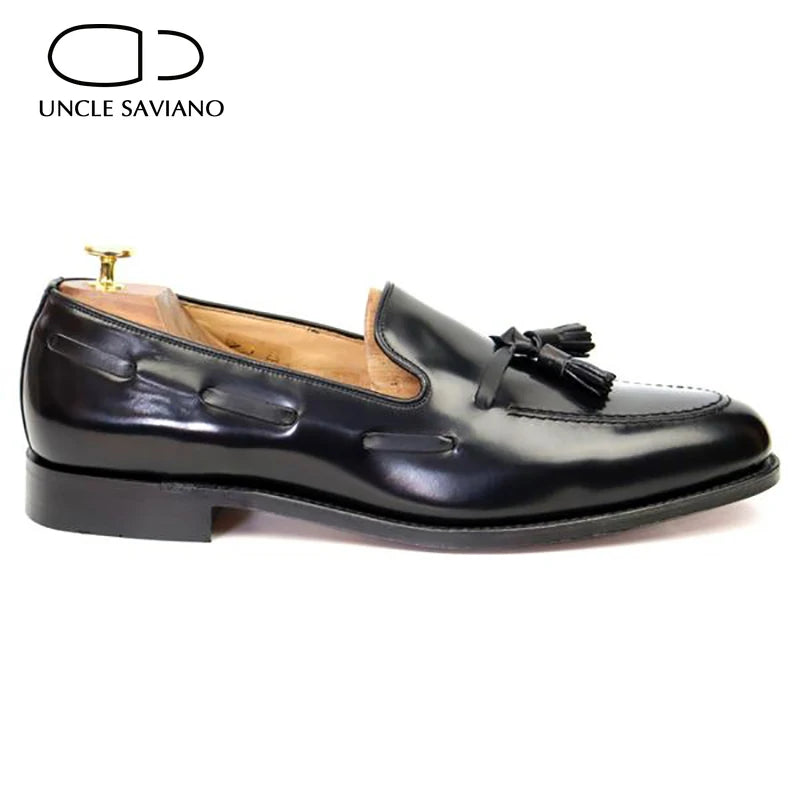 Solid Loafers Men Dress Shoes